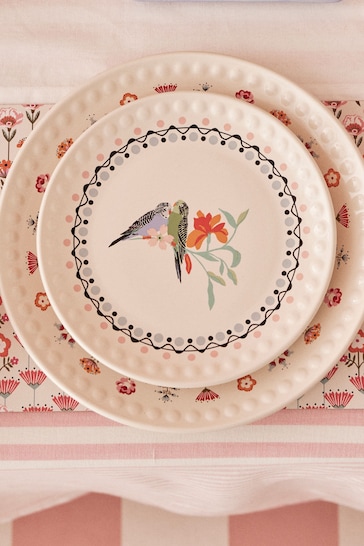 Cath Kidston Set of 4 Cream Painted Table Side Plates