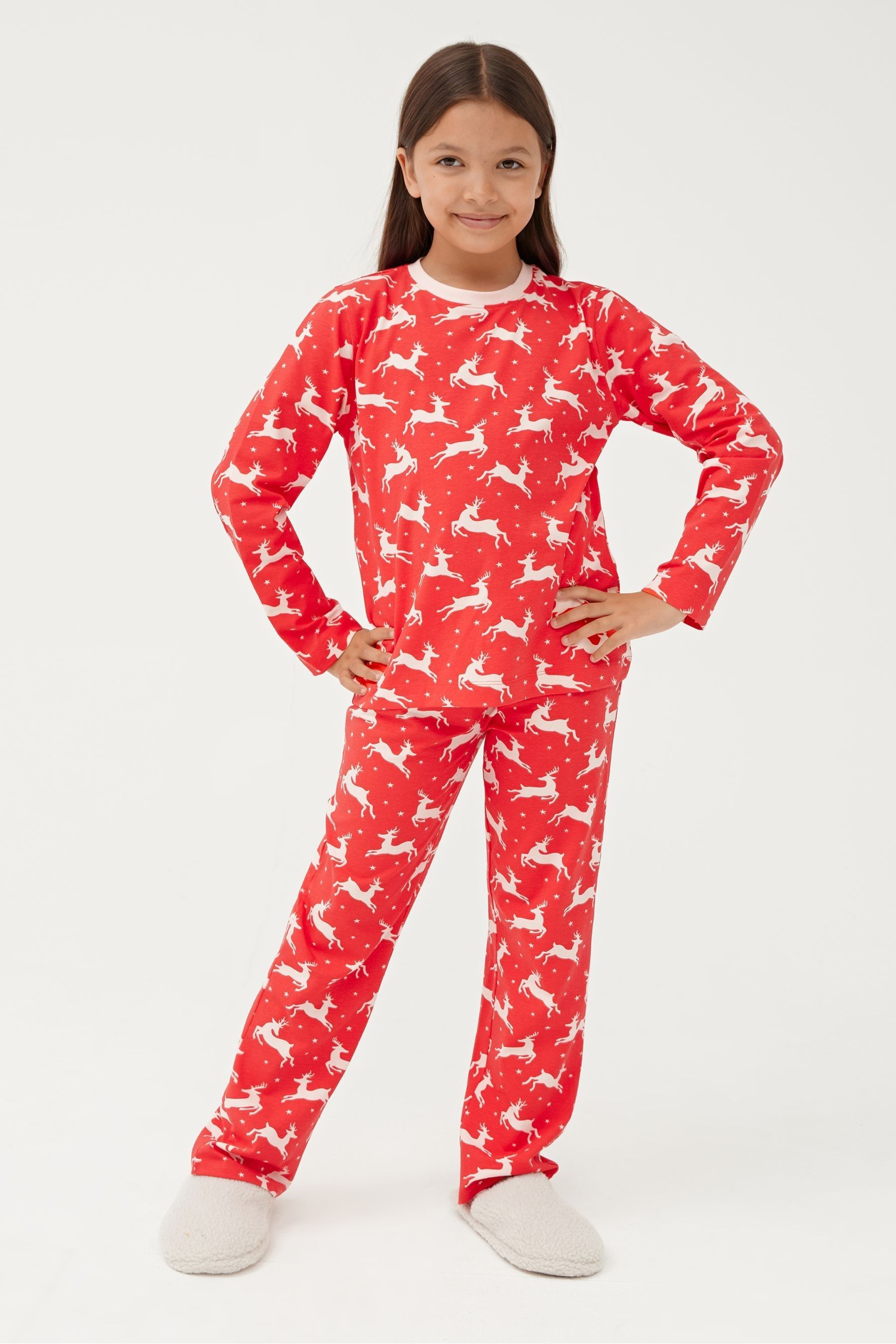 Buy Society 8 Red Reindeer Mum Daughter Matching Family Reindeer