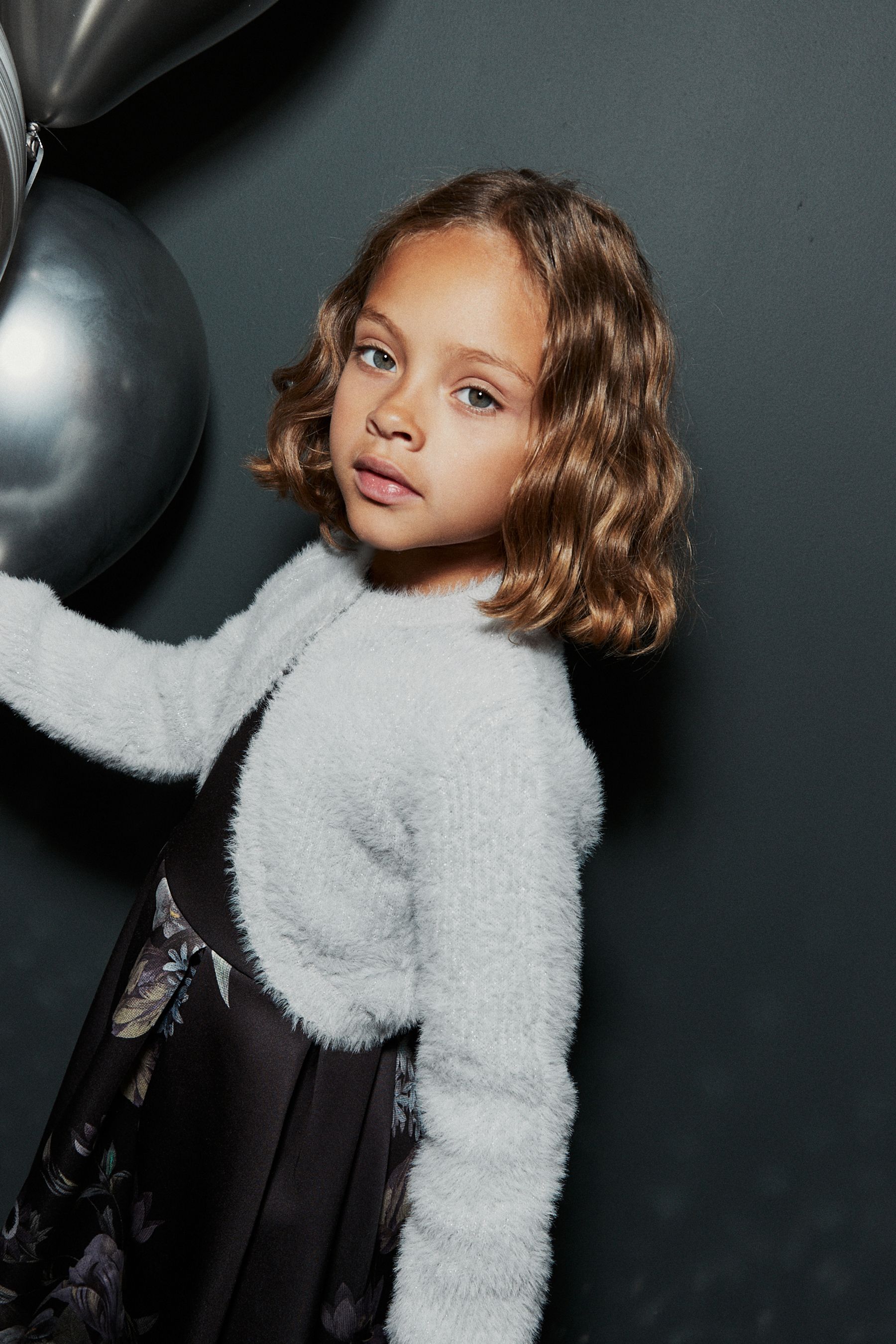 Girls grey shrug online