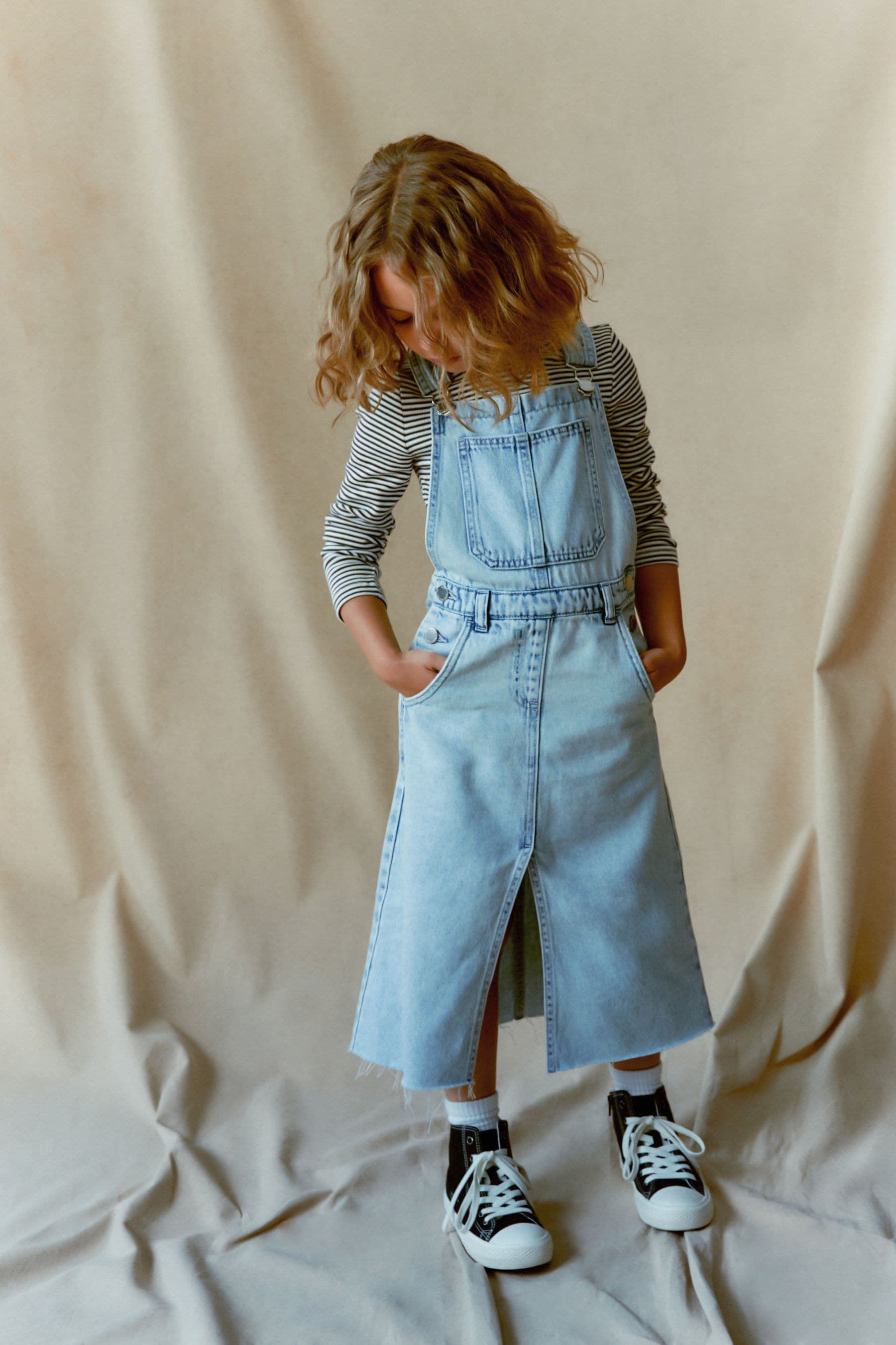 Lipsy denim pinafore dress hotsell