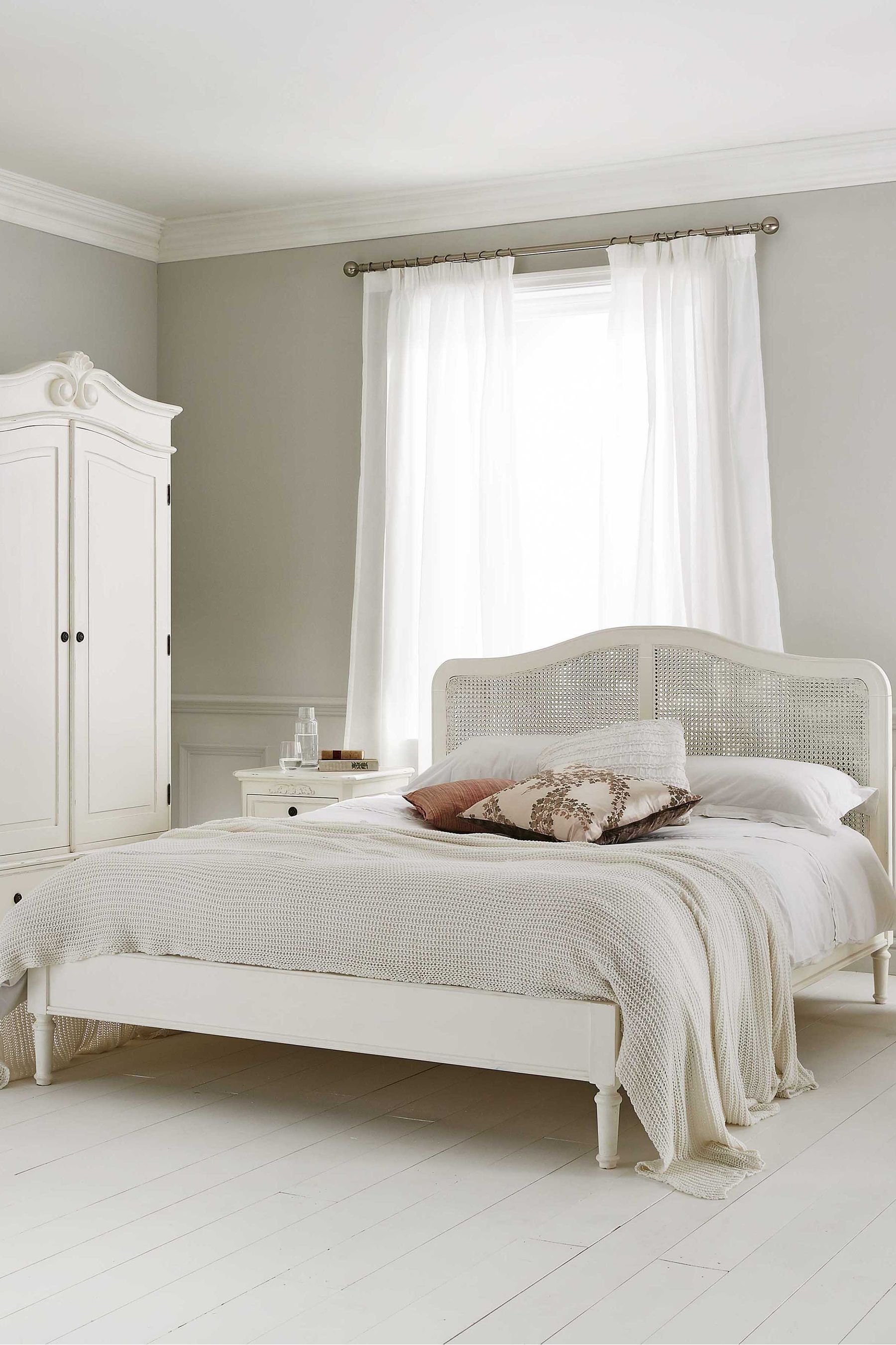 Next white sales double bed frame