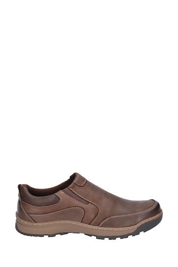 Buy Hush Puppies Brown Jasper Slip-On Trainers from the Next UK online shop
