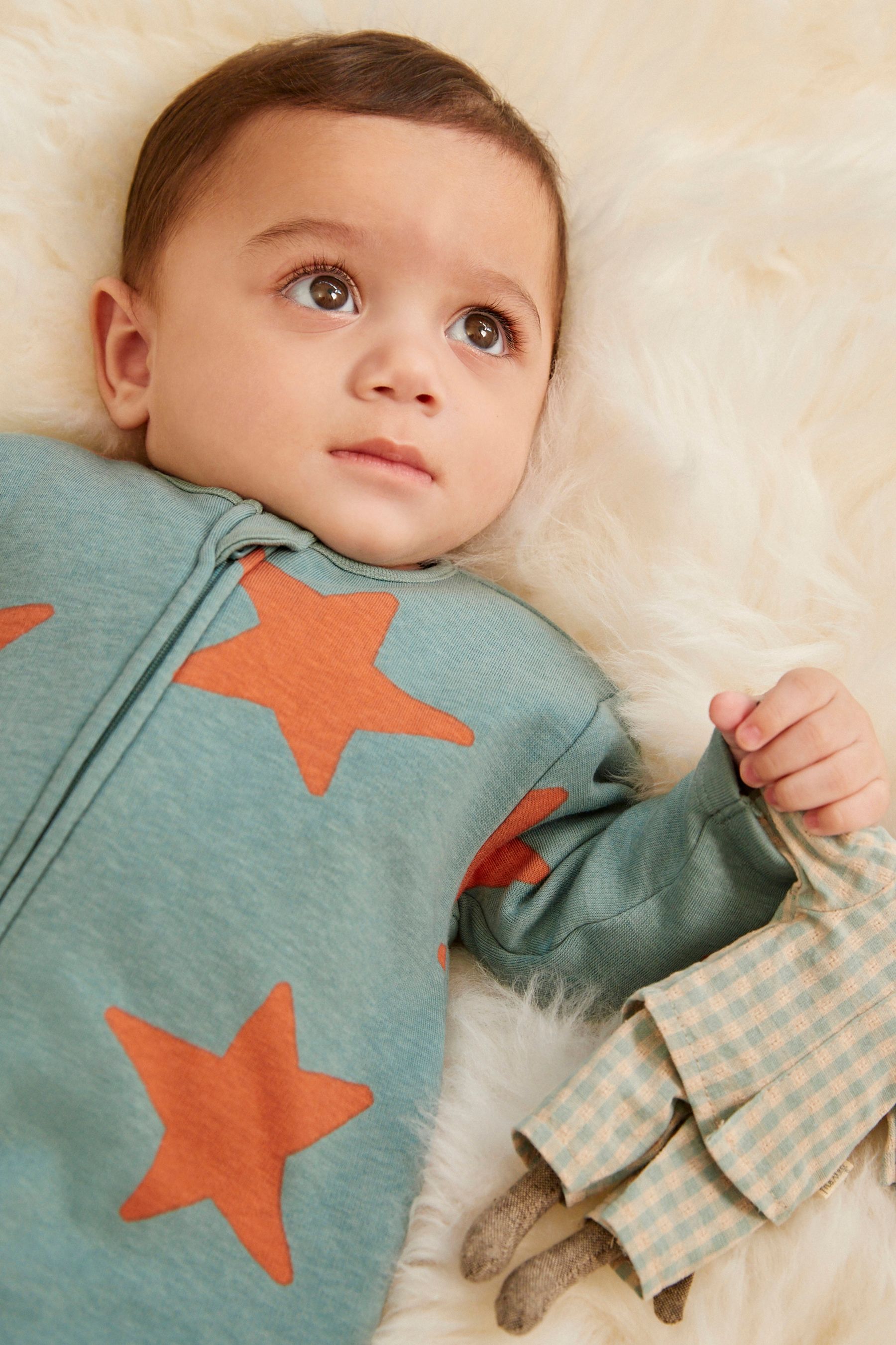 Baby fleece all in one sleepsuit discount
