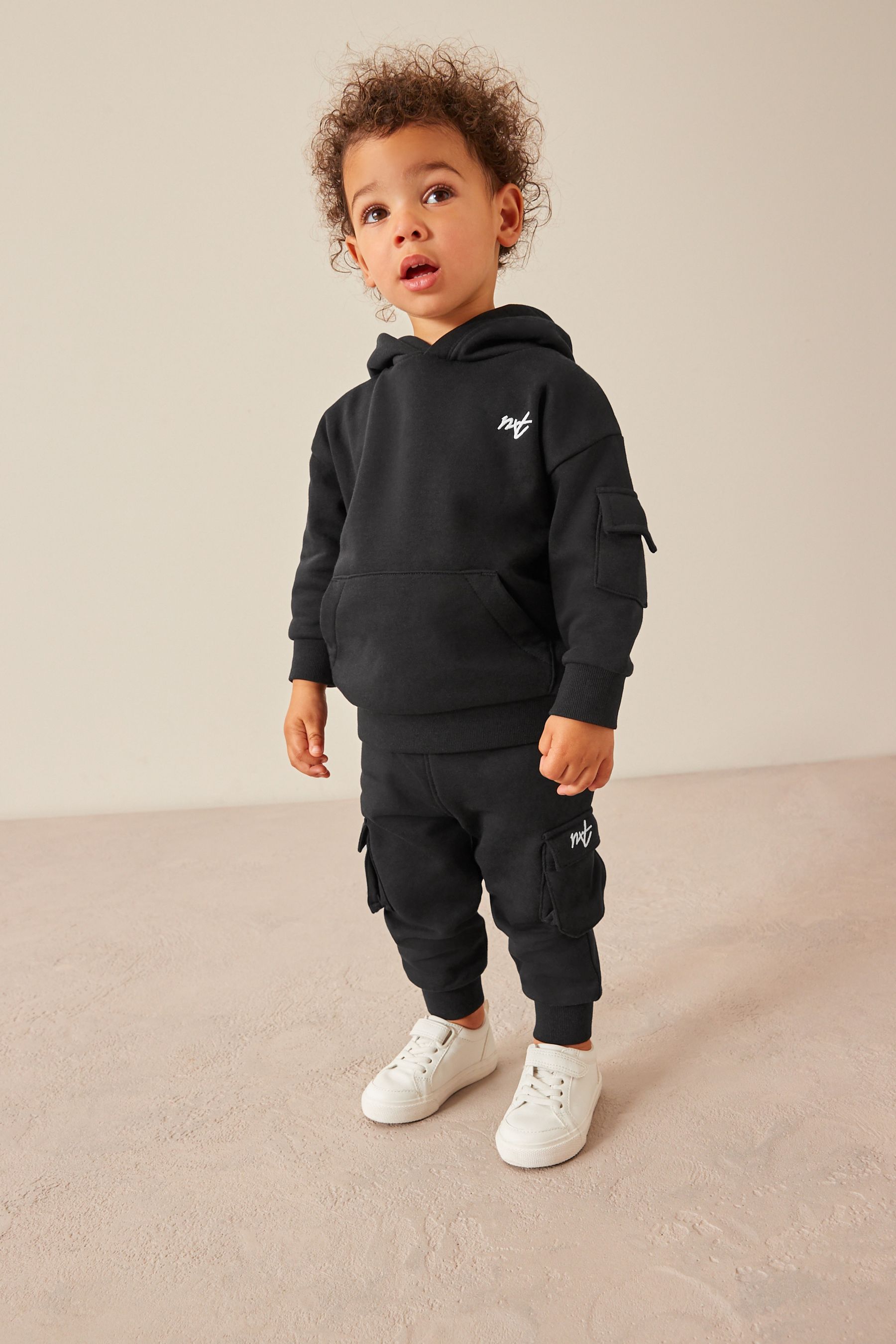 Black joggers deals toddler boy