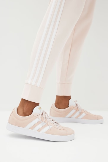adidas Pink white VL Court 3.0 Trainers