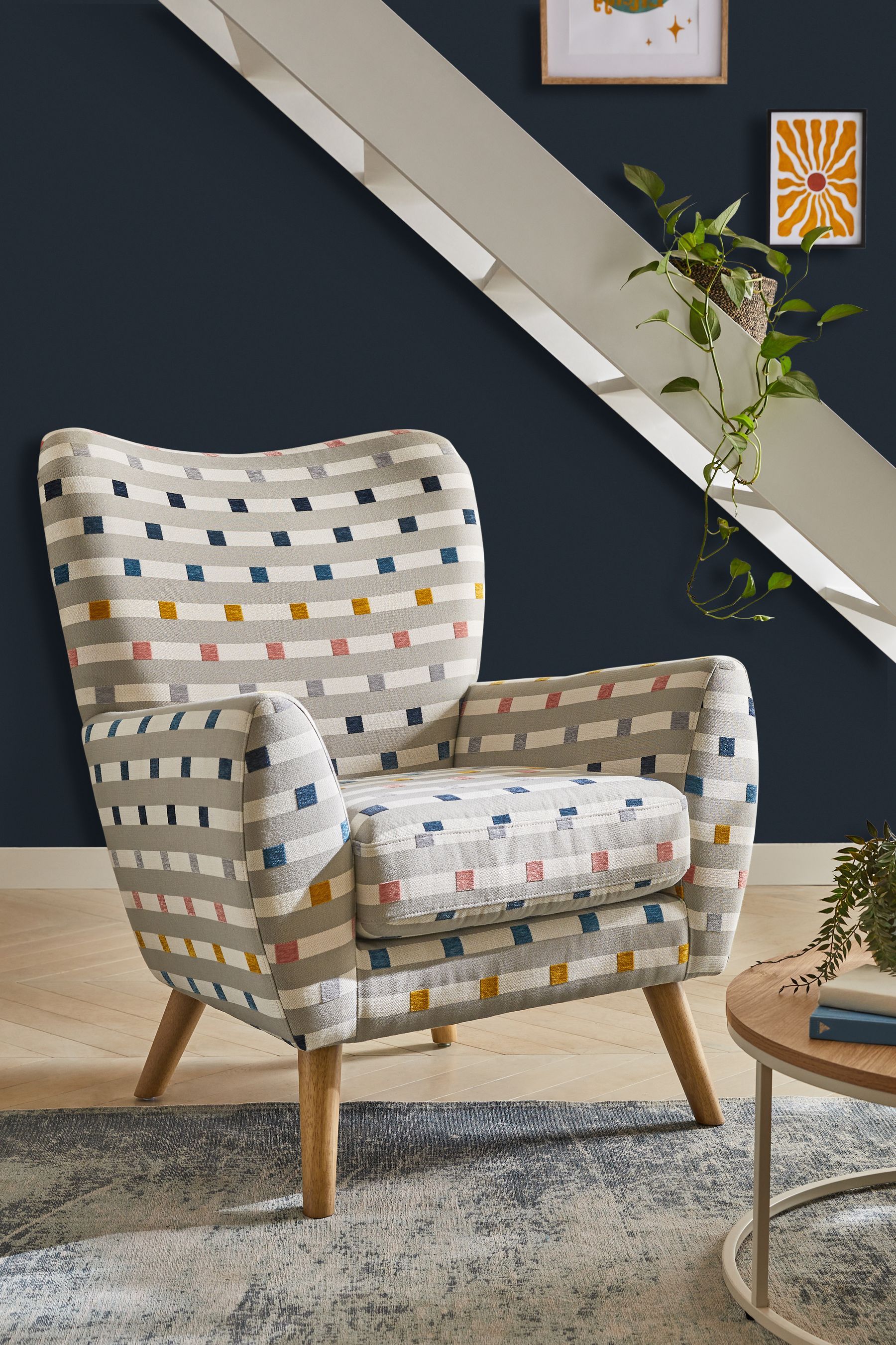 Next striped on sale chair