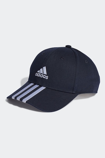 adidas Blue Baseball 3-Stripe Cap
