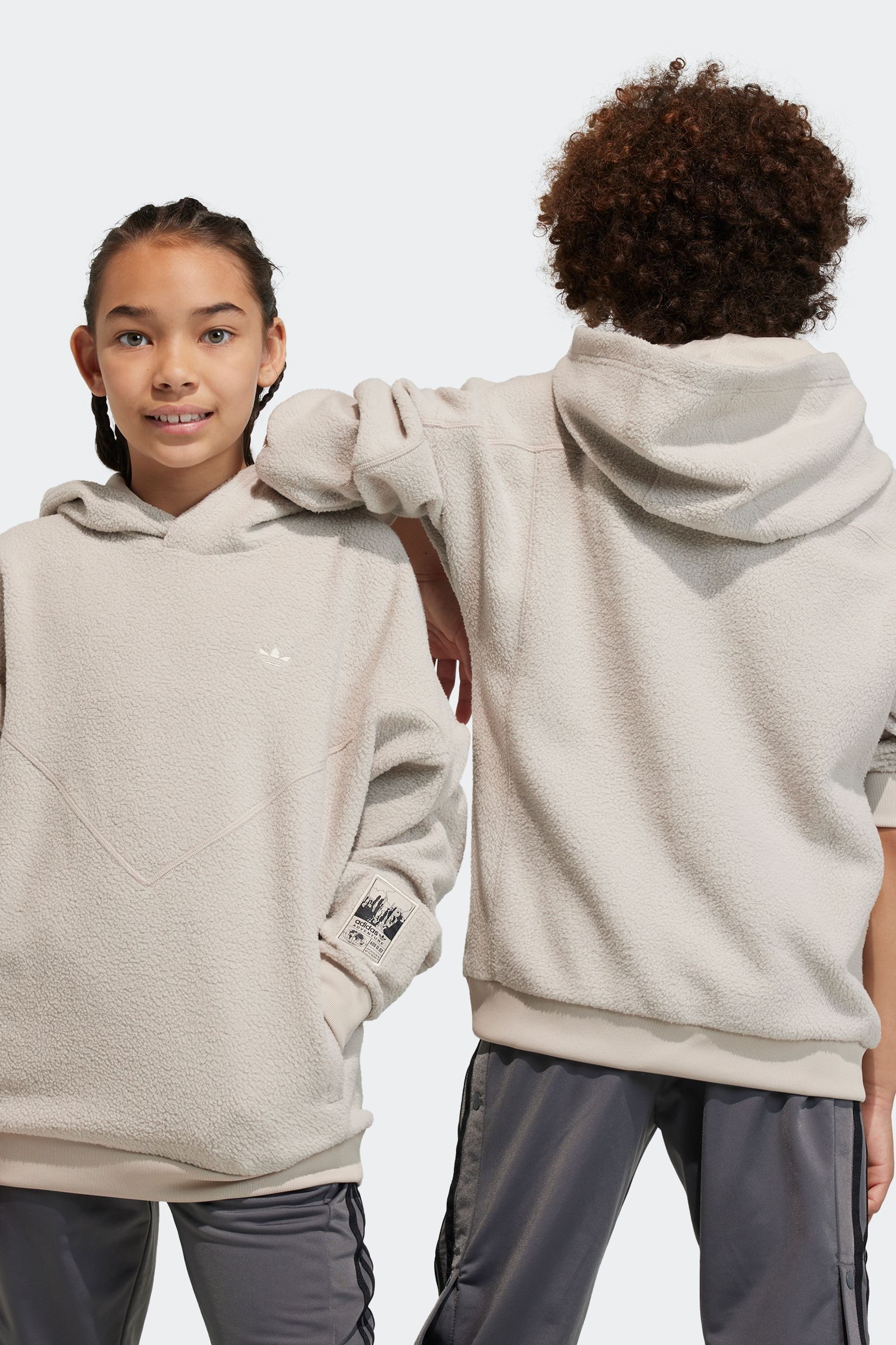 adidas Originals Junior Borg Fleece Adventure Hoodie