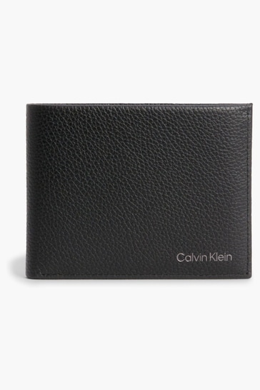 Calvin Klein Warmth Leather Bifold Black Wallet