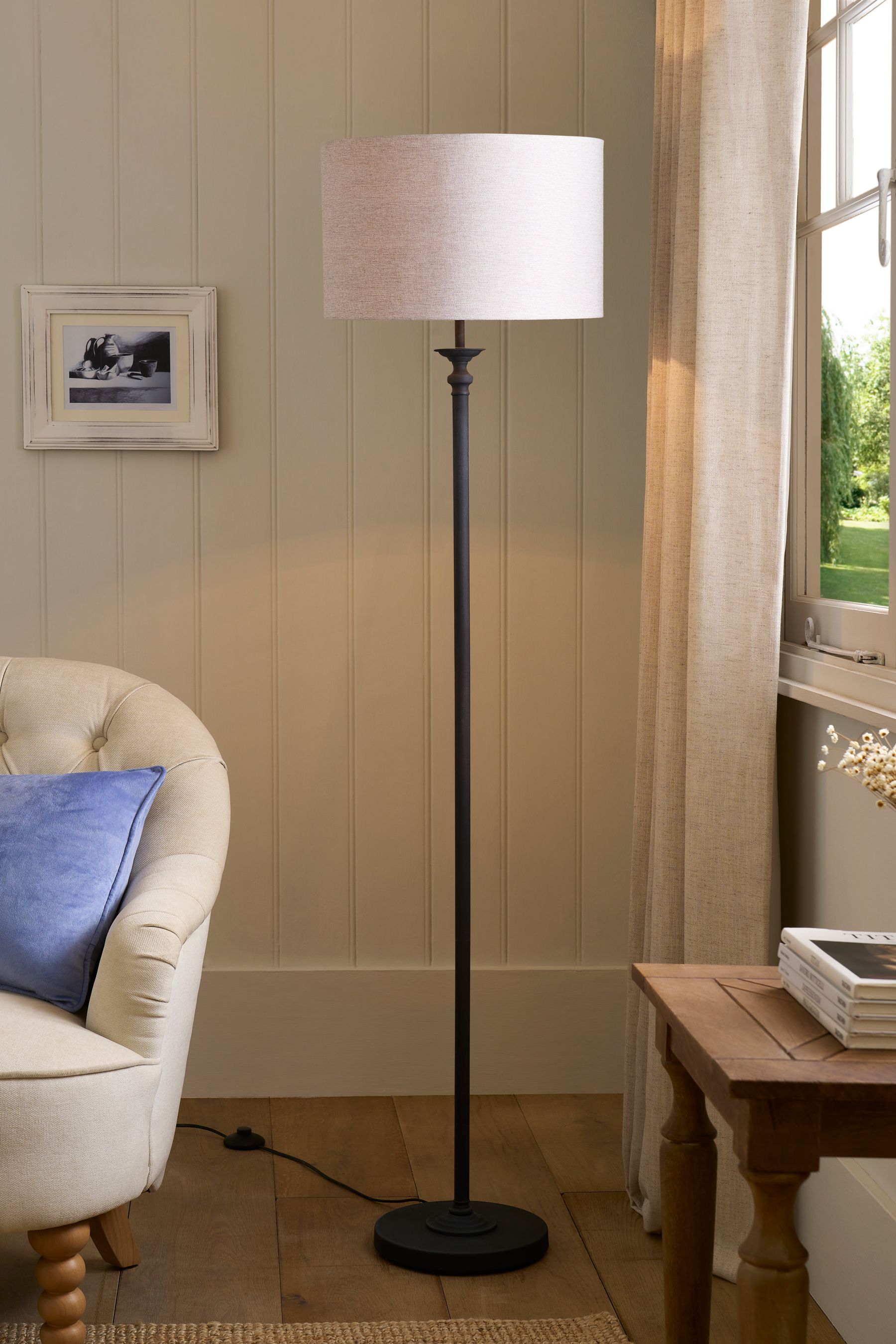 Next burford floor clearance lamp