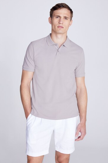 Thom Browne seersucker stripe jacquard 4-Bar polo shirt