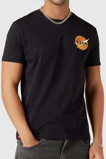 Alpha Industries NASA Davinci Black T-Shirt