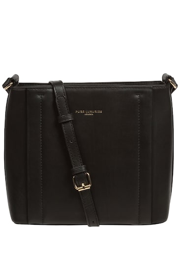 Pure Luxuries London Kali Nappa Leather Cross-Body Bag