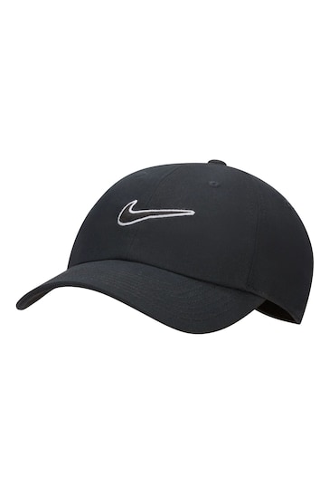 Nike Black Club Unstructured Swoosh Cap