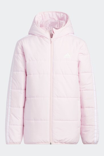 adidas Pink Sportswear 3-Stripes Padded Jacket Kids