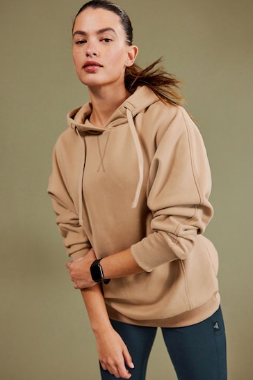 Buy Neutral Camel Active Longline Overhead Hoodie from the Next UK online  shop