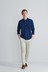 Navy Blue Soft Touch Twill Roll Sleeve Shirt