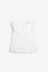White Cotton Frill Vest (3mths-8yrs)