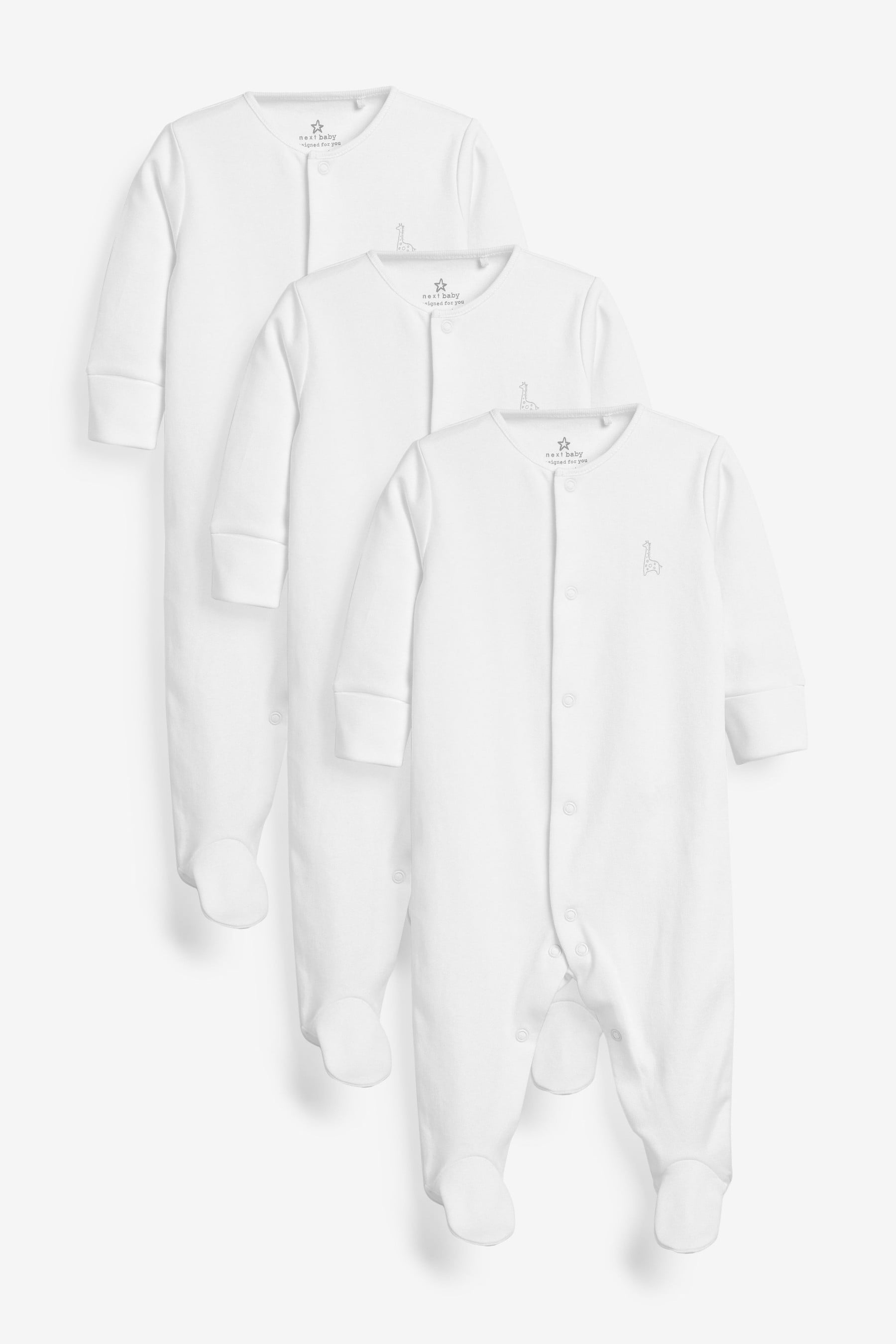 White sleepsuits discount