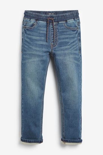 Buy Mid Vintage Blue Regular Fit Jersey Stretch Jeans With Adjustable Waist  (3-16yrs) from the Next UK online shop