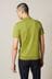 Pea Green Knitted Zip Polo Shirt