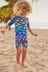 Multi Shark Sunsafe All-In-One Swimsuit (3mths-7yrs)