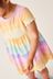 Rainbow Short Sleeve Rib Jersey Dress 100ml (3mths-7yrs)