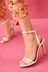 White Forever Comfort® Barely There Stiletto Sandals