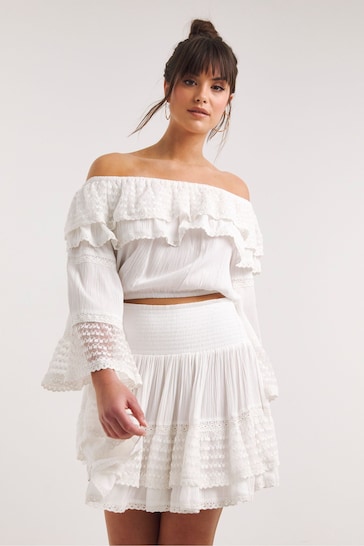 Figleaves Frida Beach Co-Ord White Cover-Up