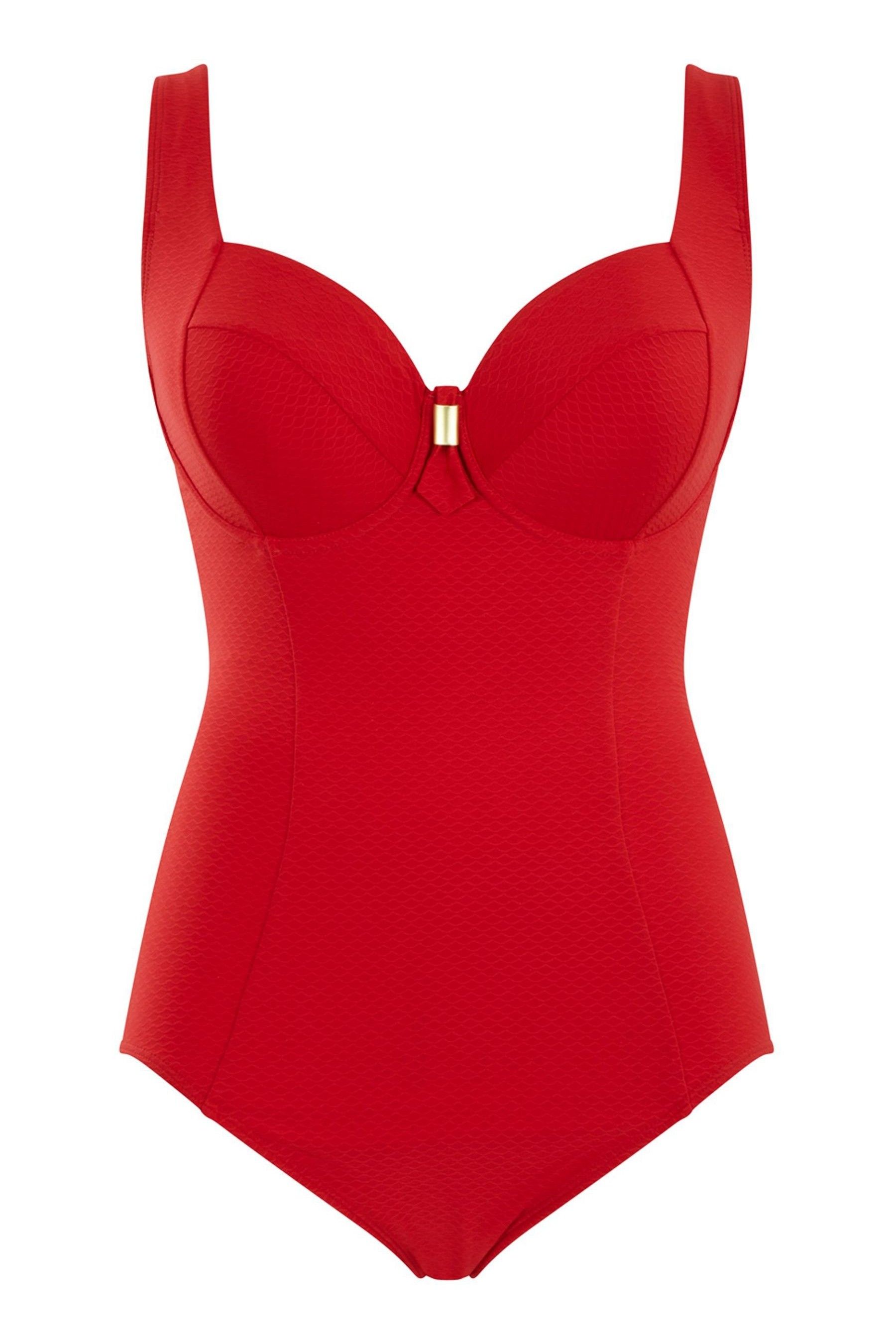Buy Panache Swim Crimson Red Marianna Balconnet Wired Swimsuit from the ...