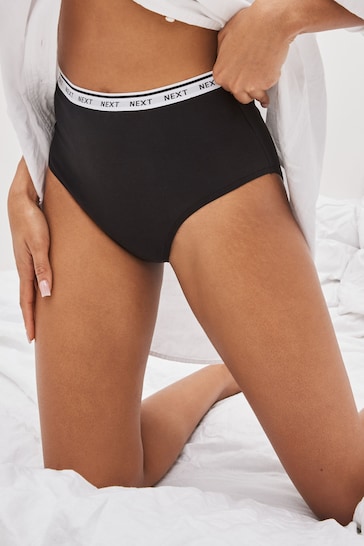 Buy Black Full Brief Heavy Flow Period Knickers 2 Pack from the Next UK  online shop
