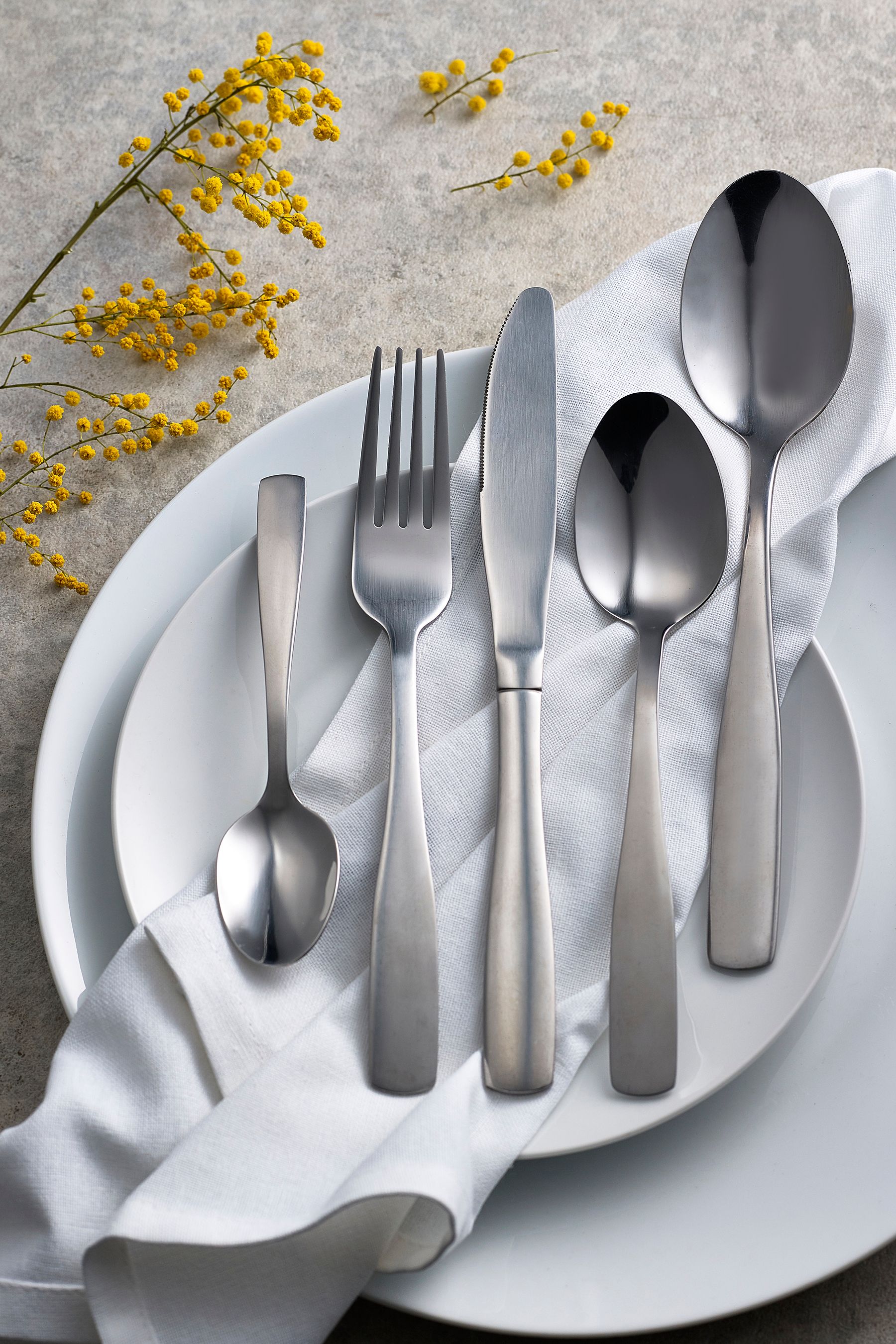 Silver Nova Studio Stainless Steel Cutlery 32pc Cutlery Set