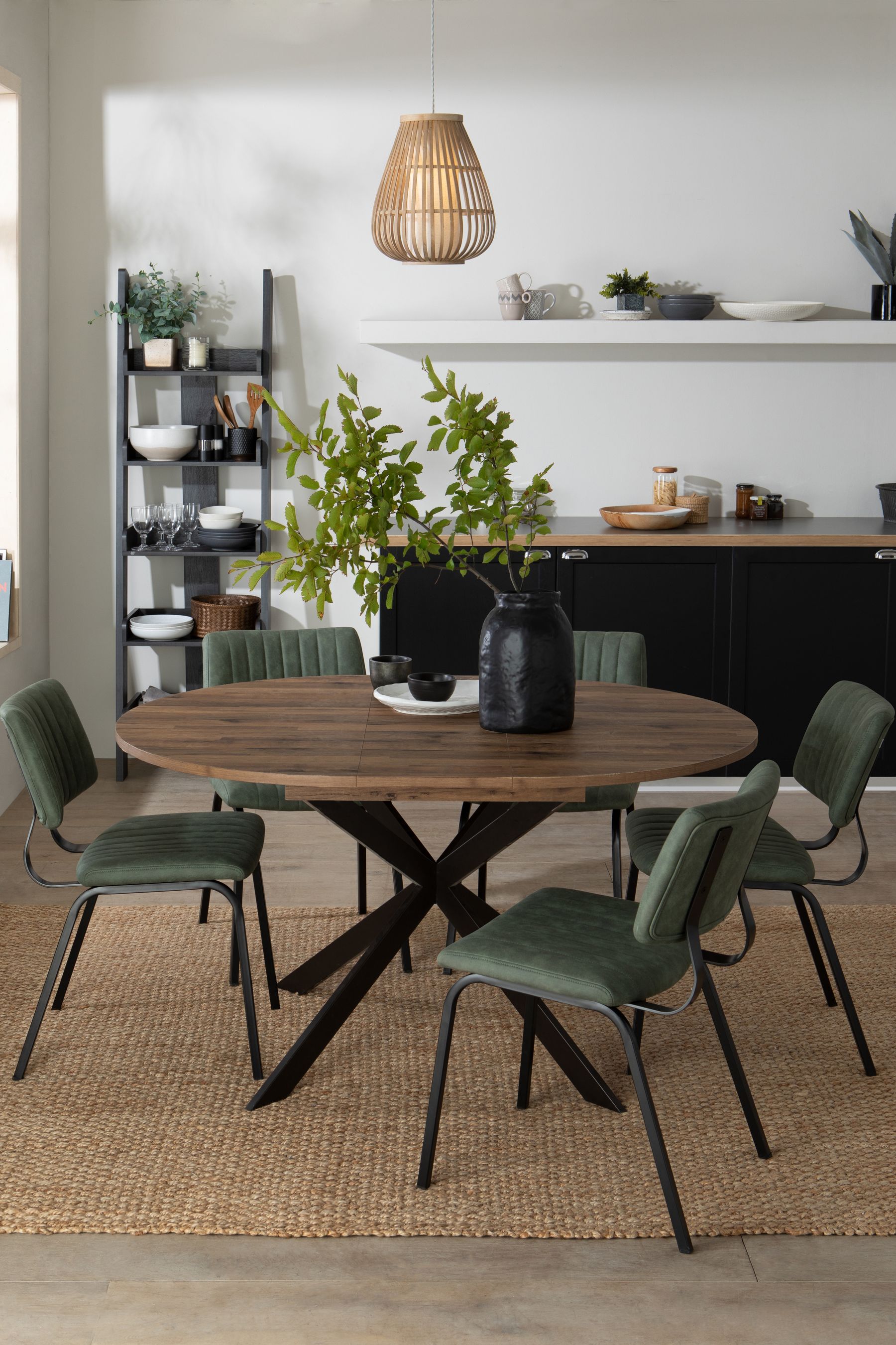 Buy Bronx Oak Effect 4 to 6 Seater Extending Dining Table from the Next
