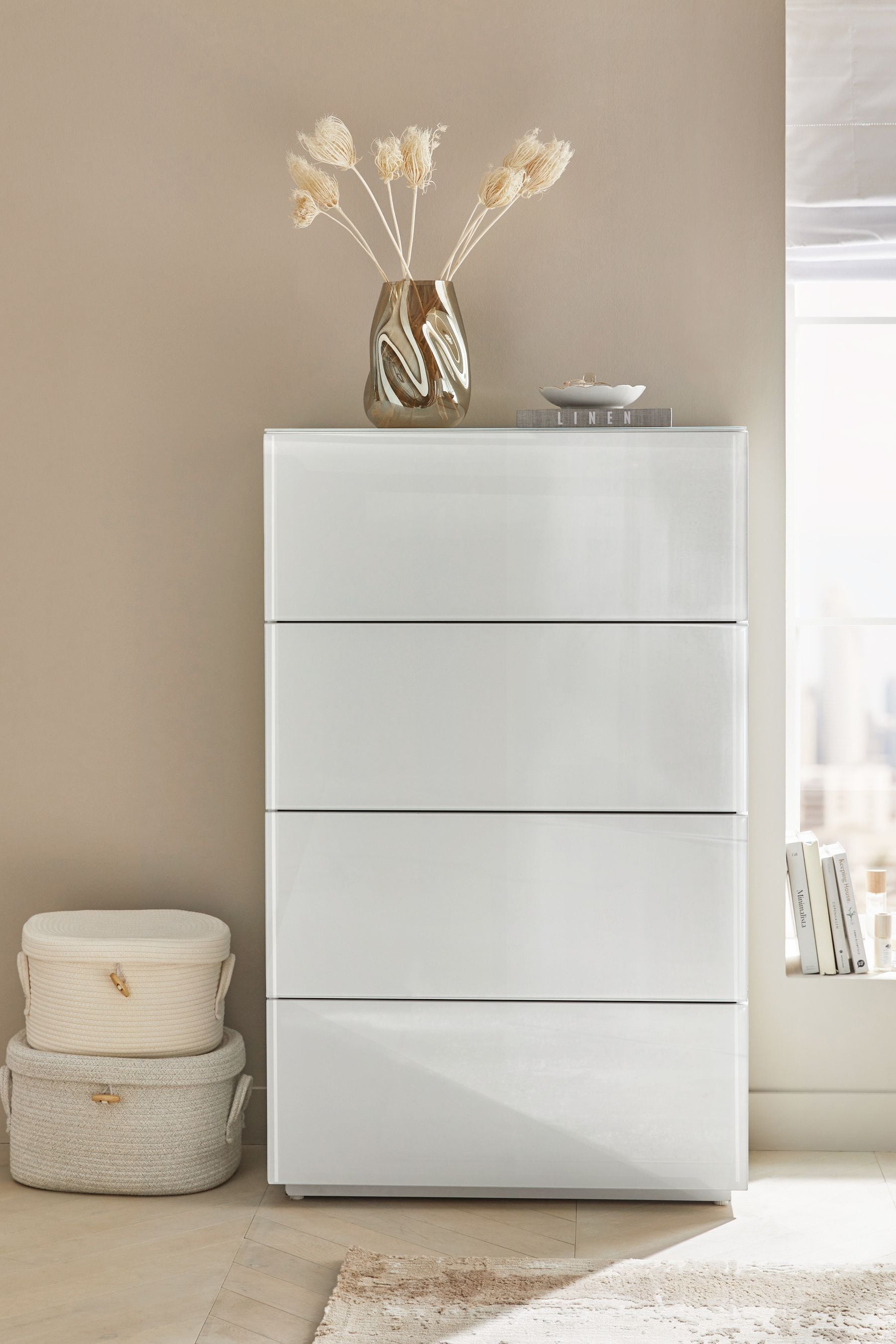 Next glass deals chest of drawers