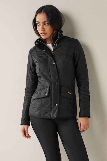 Barbour® Black Cavalry Quilted Jacket
