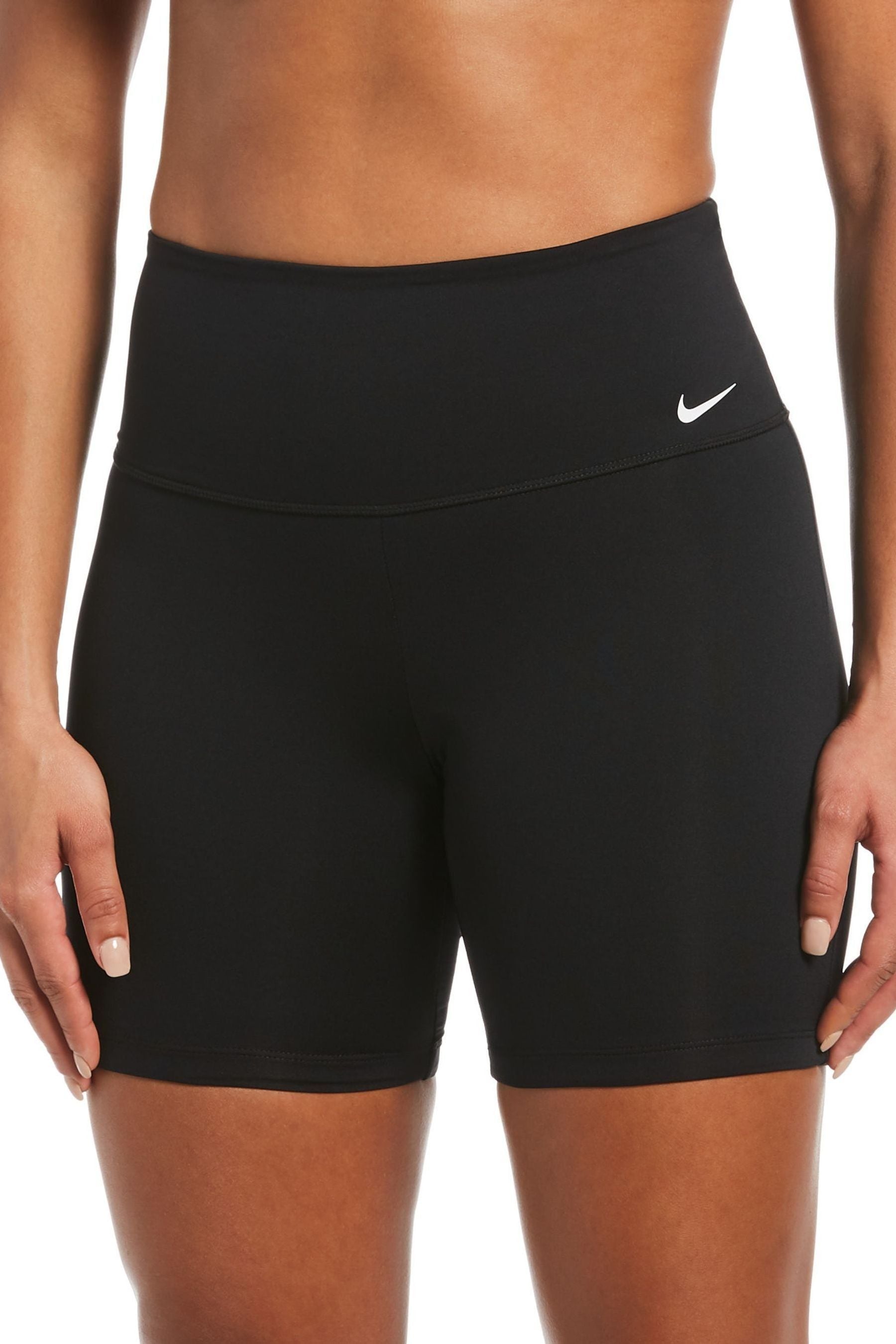 Nike black sale swim shorts womens