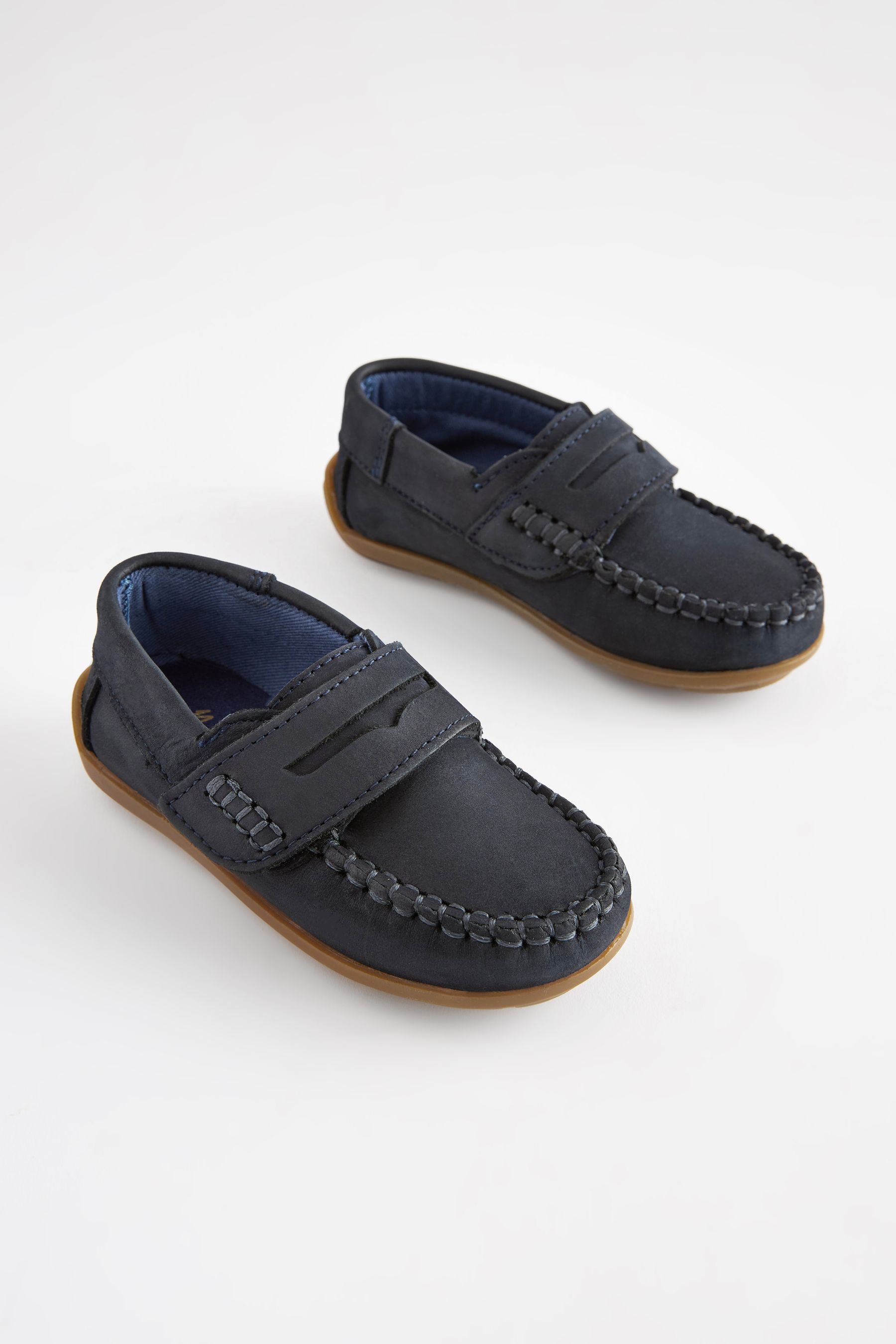 Navy outlet loafers next