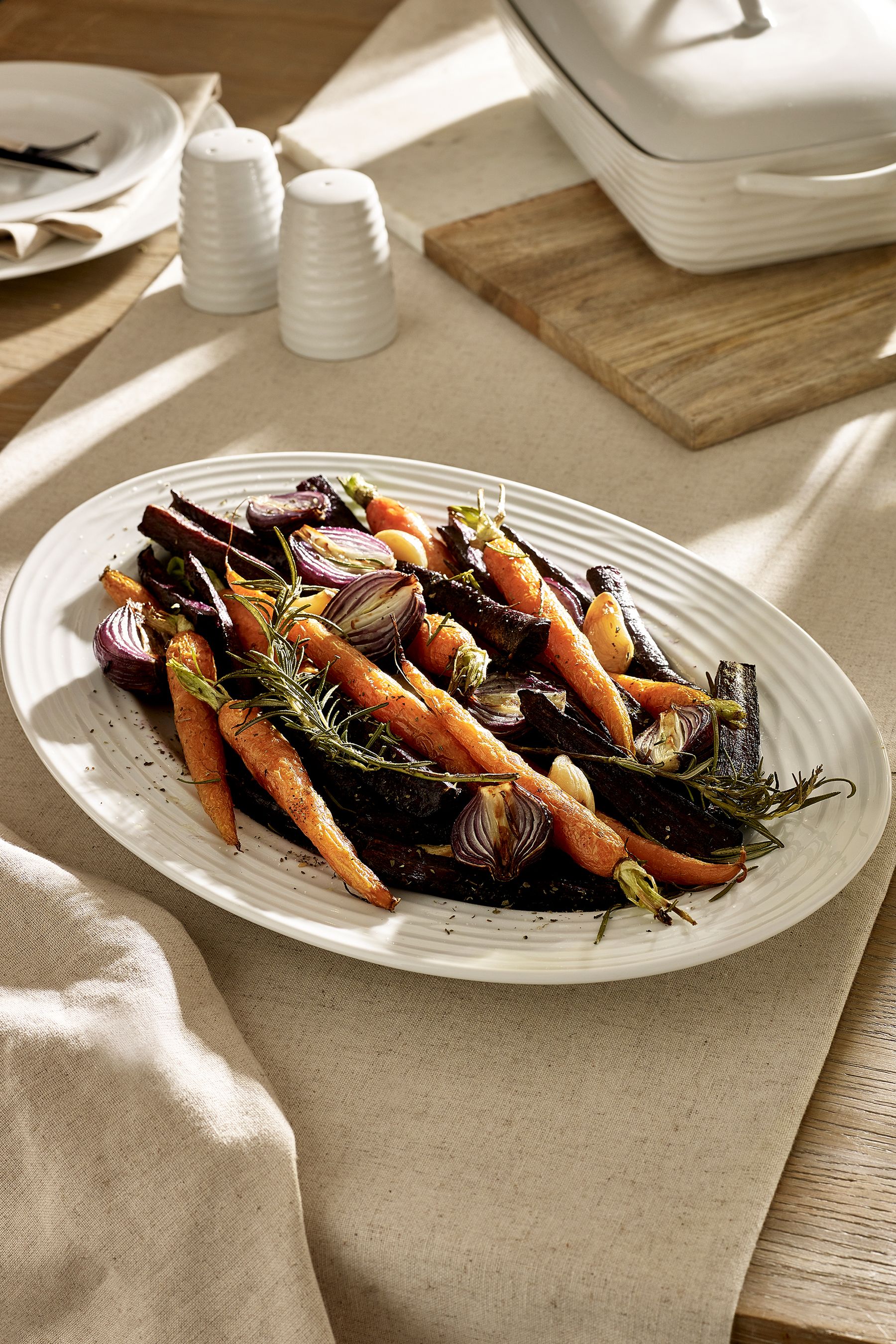 Long sales serving platter