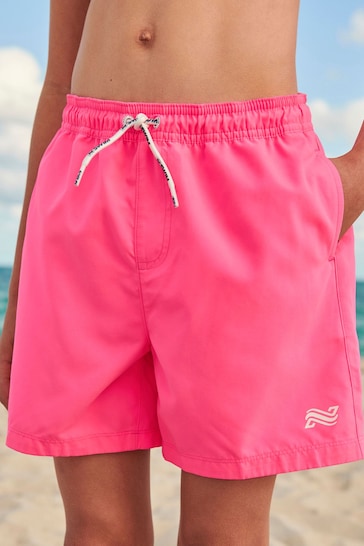 Fluro Pink Swim Shorts (1.5-16yrs)