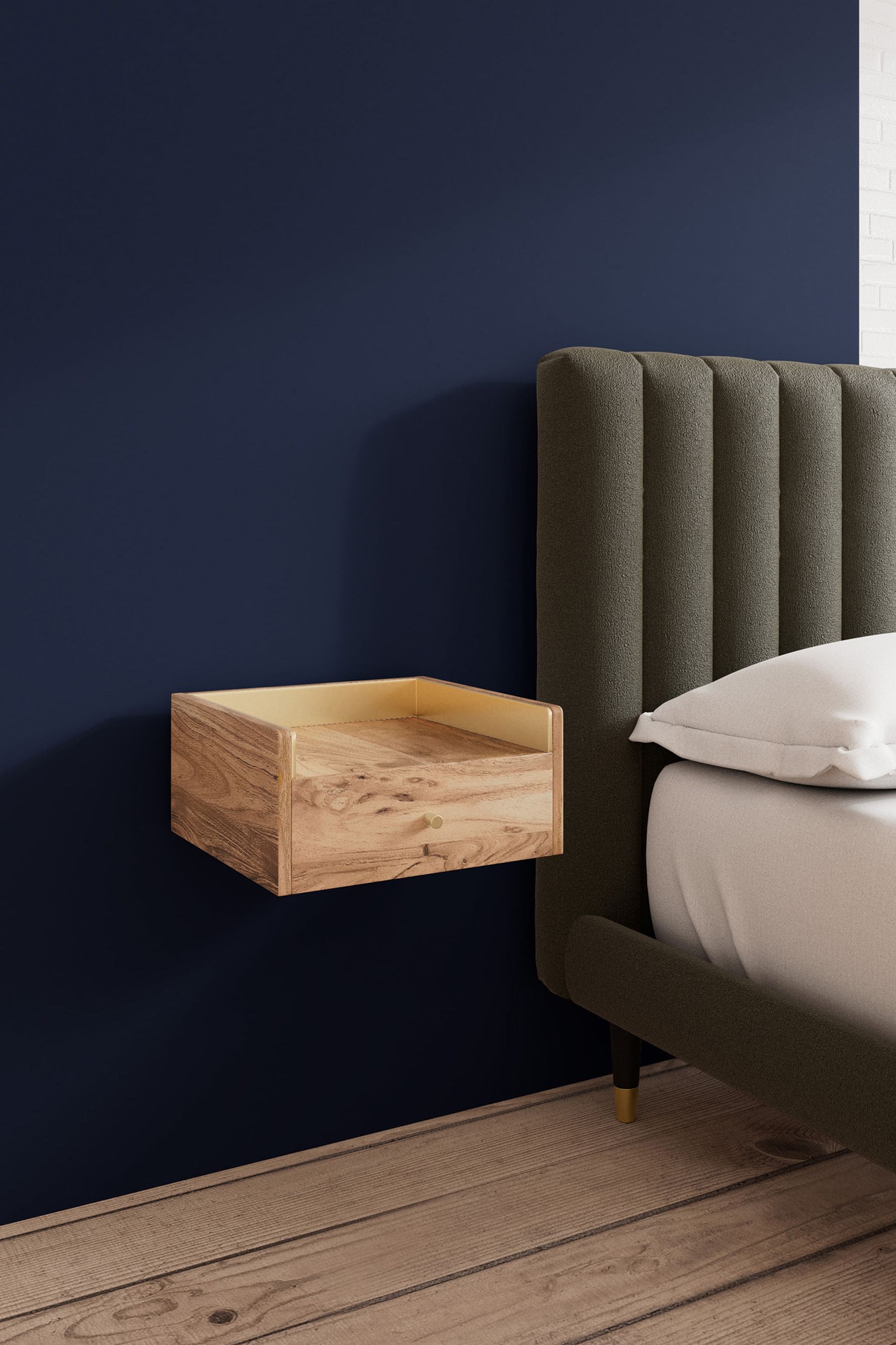 Buy Swoon Natural Fresco Bedside Table from the Next UK online shop