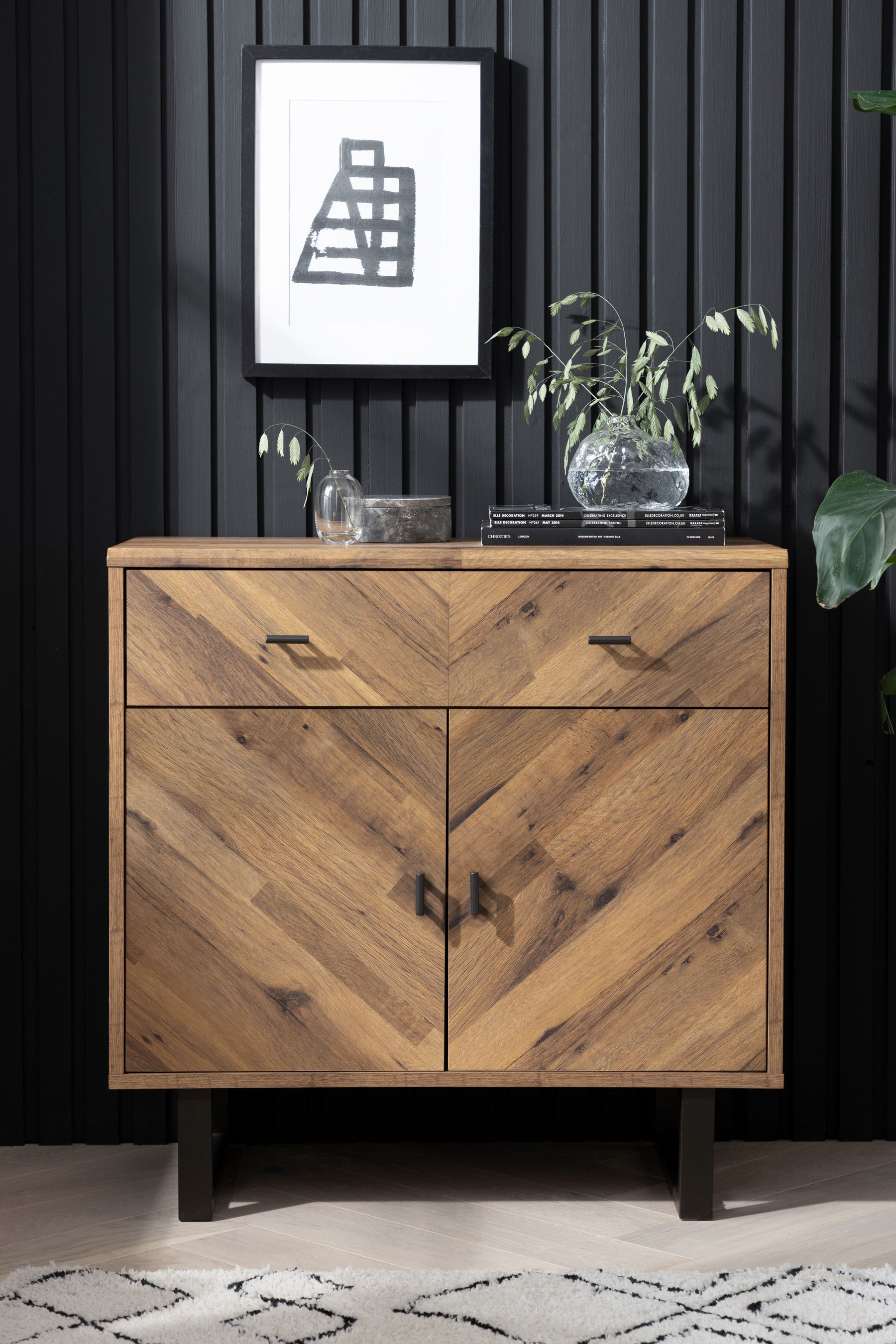 Chevron sideboard shop