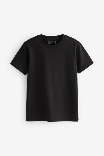 Black Short Sleeve T-Shirt (3-16yrs)