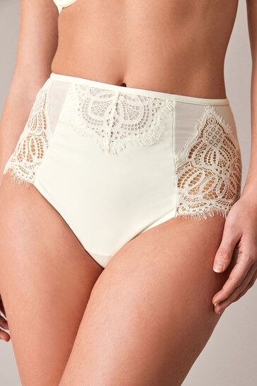 B by Ted Baker Ivory White Bridal Tummy Control High Waisted Knickers