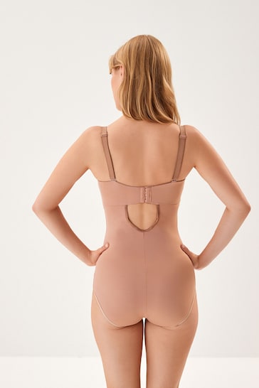 Nude DD+ Minimising Tummy Control Smoothing Strapless Bodysuit
