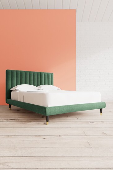 Swoon Smart Wool Hunter Green Porlock Bed