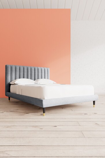 Swoon Soft Wool Light Grey Porlock Bed