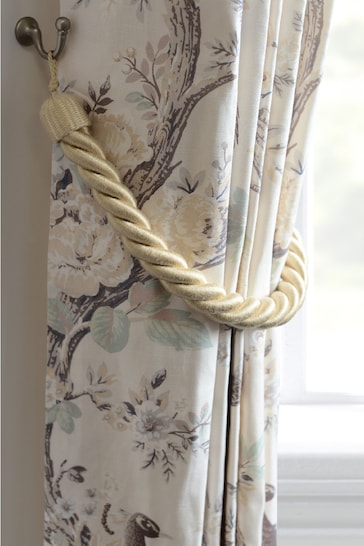 Laura Ashley Pale Gold Rope Curtain Tieback