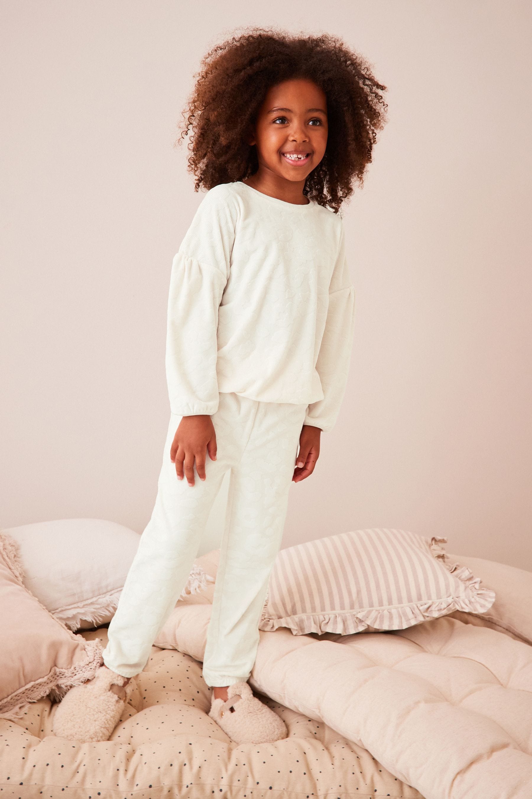 Girls hotsell fleece pyjamas