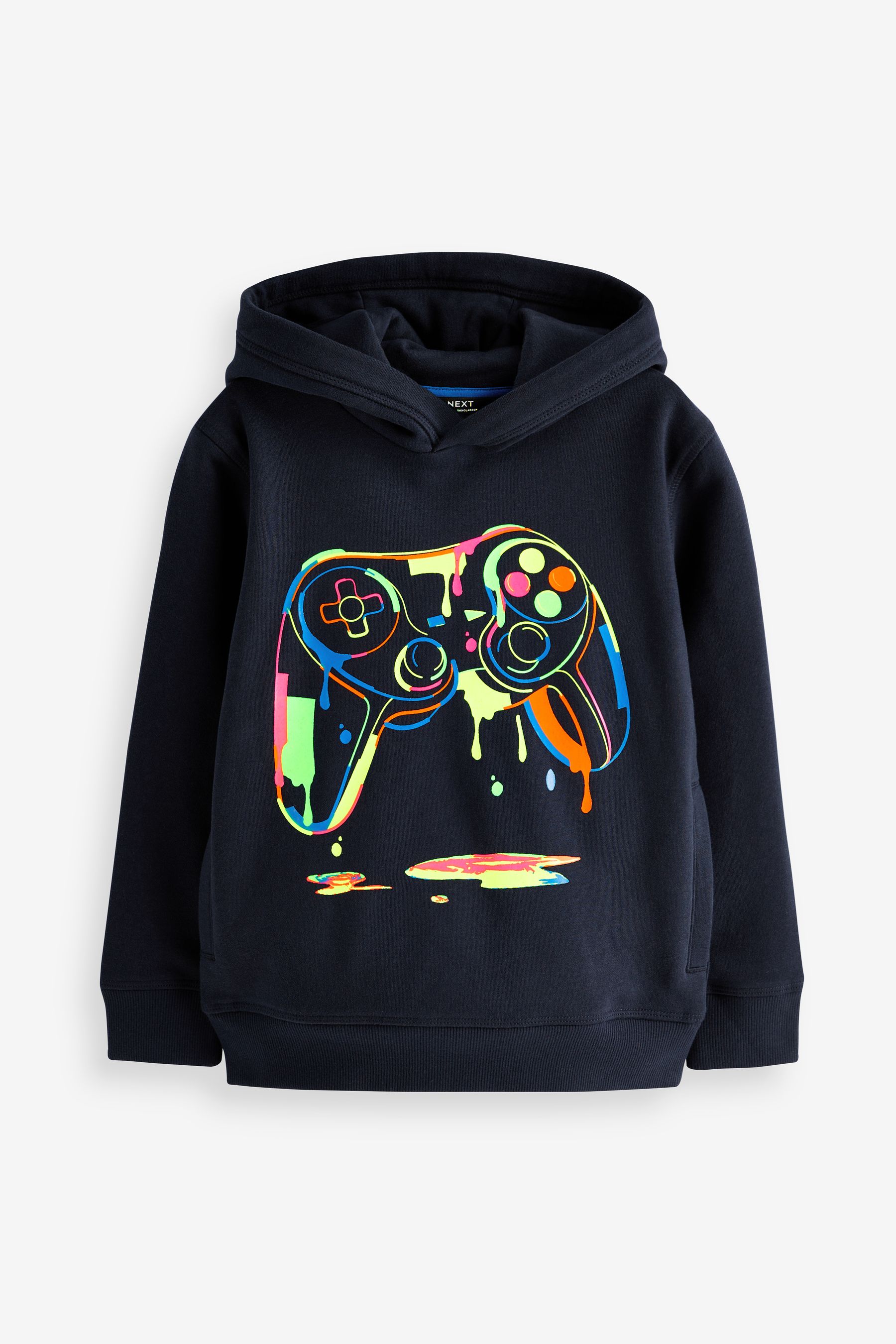 Buy Blue Gaming Controller Graphic Hoodie (3-16yrs) from the Next UK ...