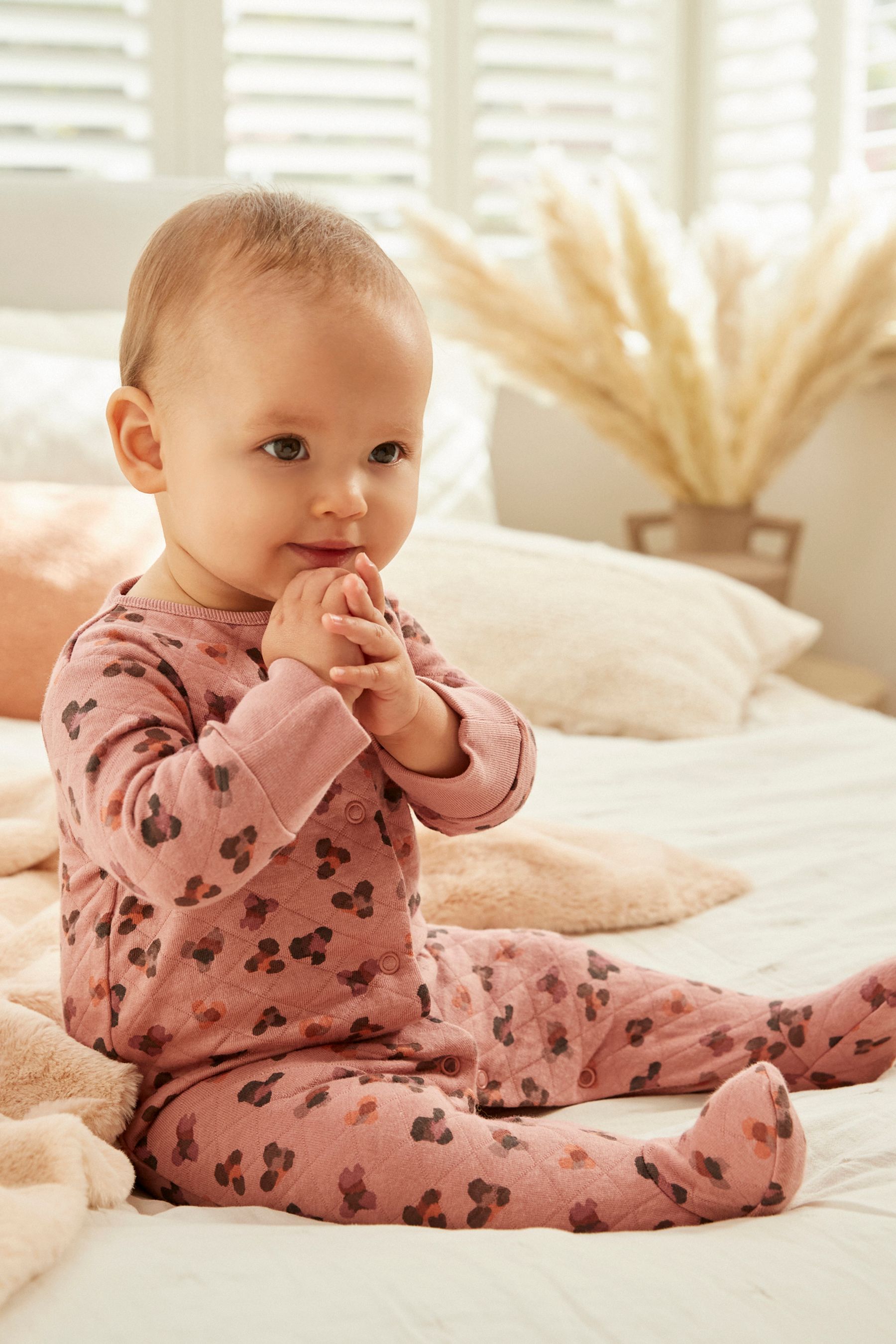 Quilted sleepsuit sales